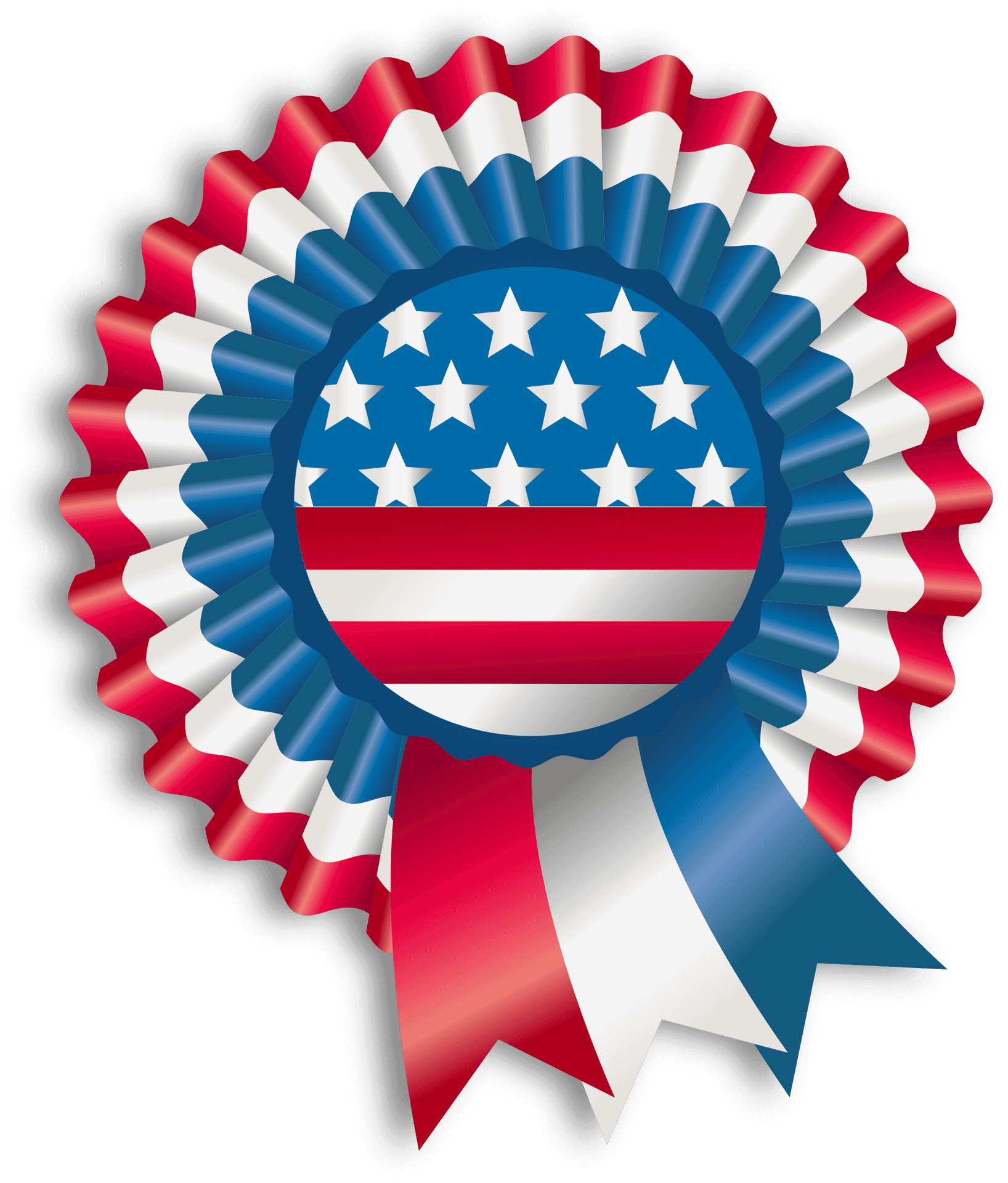 American Patriotic Ribbon Award PNG