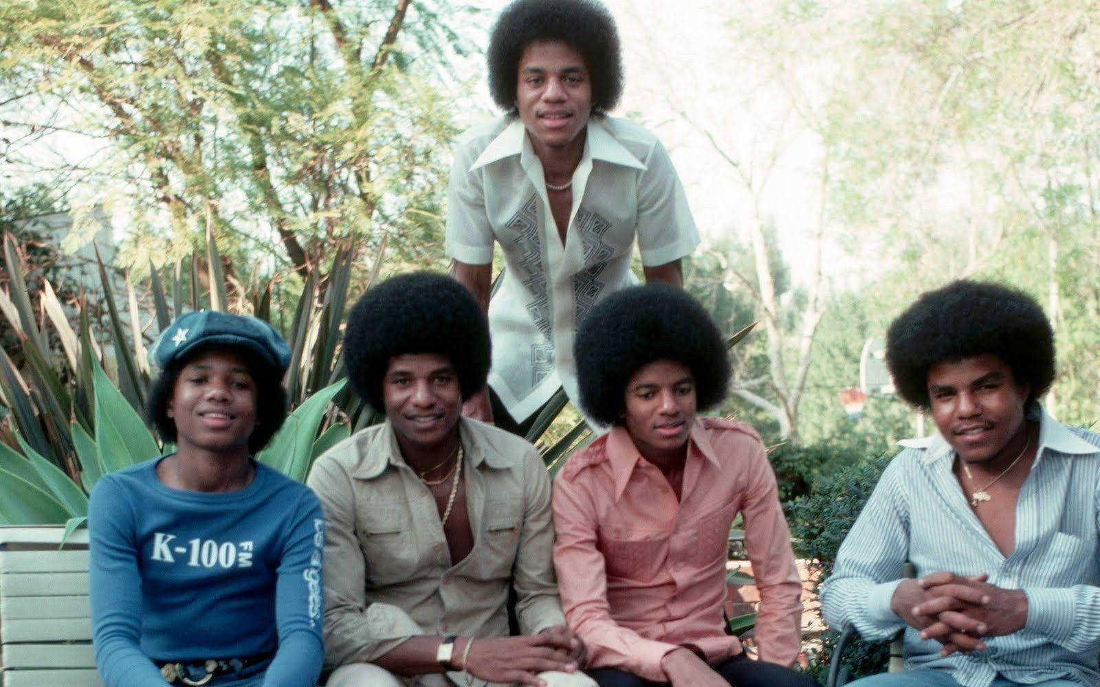 Amerikanischepop-band Jackson 5, Neal Preston Fotoshooting Von 1978. Wallpaper