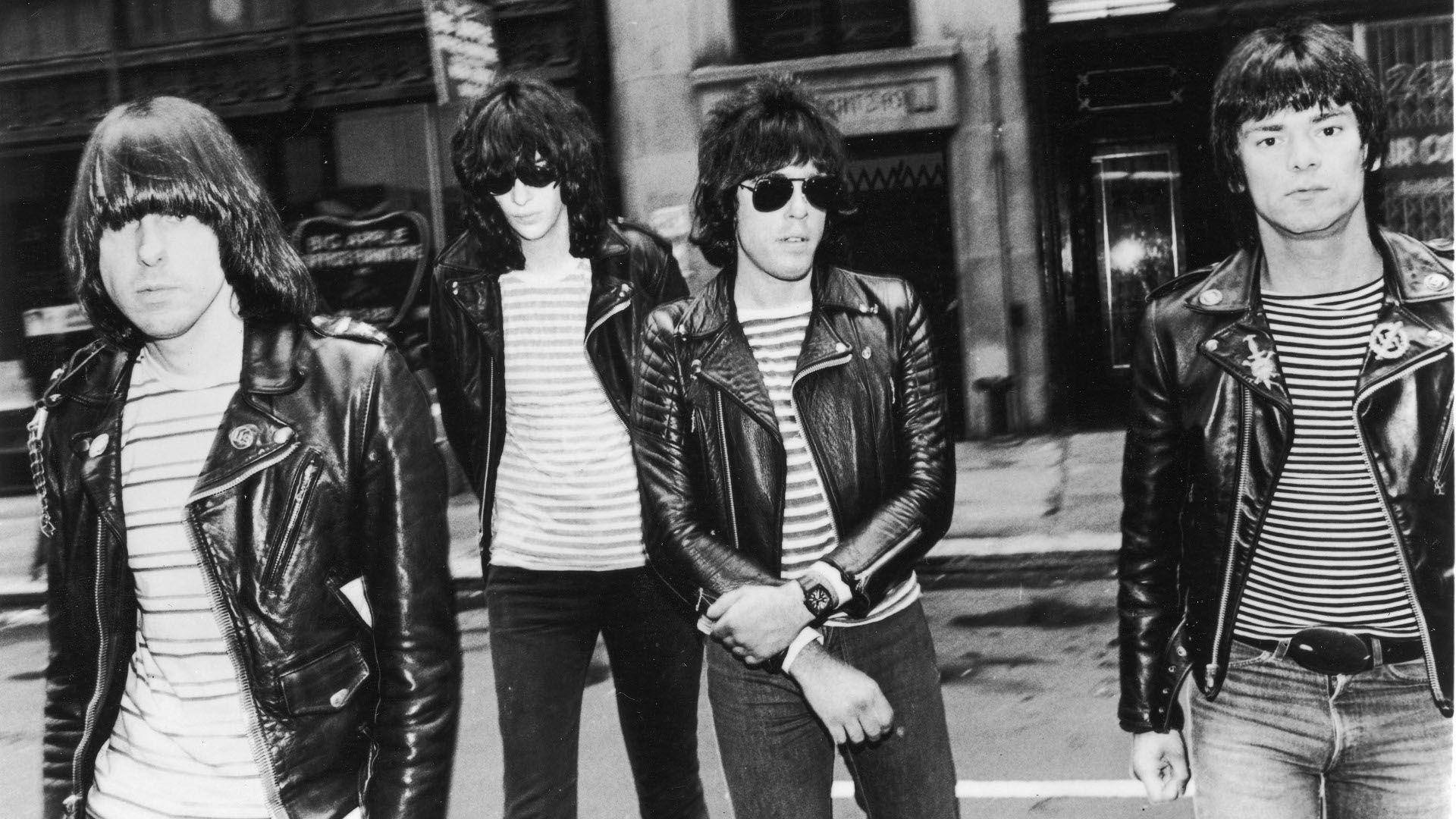 Americanischepop-rock-band Ramones 1981 Fotografie. Wallpaper