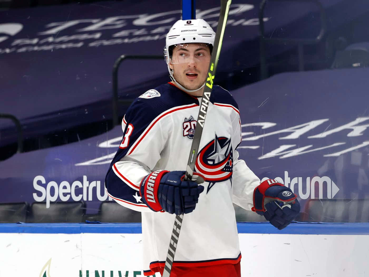 "Zachary Werenski in action, an American professional ice hockey player" Wallpaper