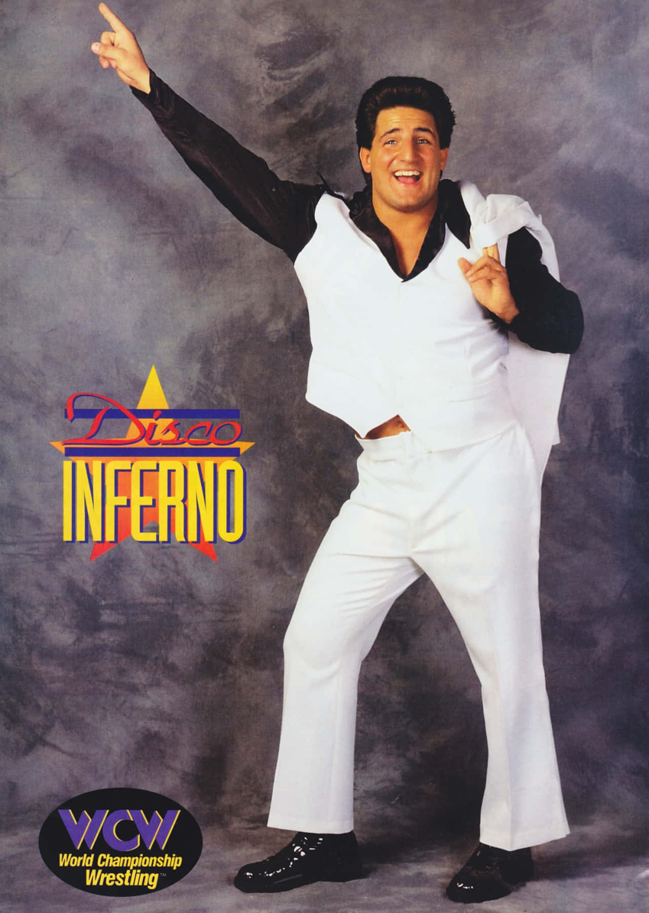 Caption: American Professional Wrestler, Disco Inferno, in WCW Photoshoot Wallpaper