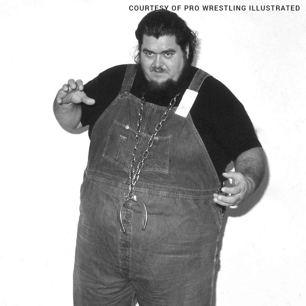 American Professional Wrestler Haystacks Calhoun Photoshoot Wallpaper