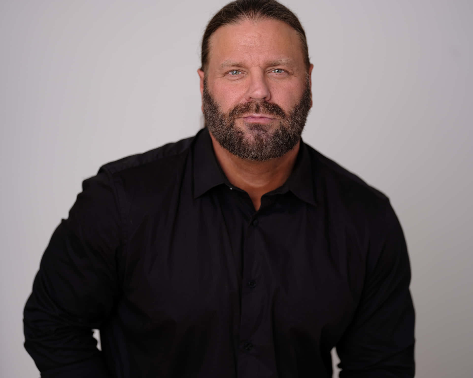 American Professional Wrestler James Storm Black Button Down Shirt Wallpaper