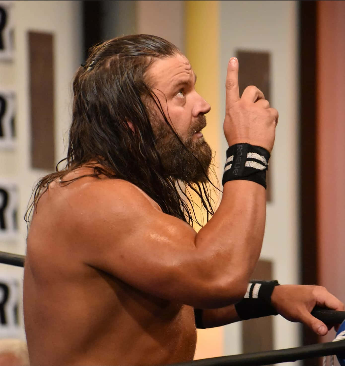 American Professional Wrestler James Storm In A Private Gym Wallpaper