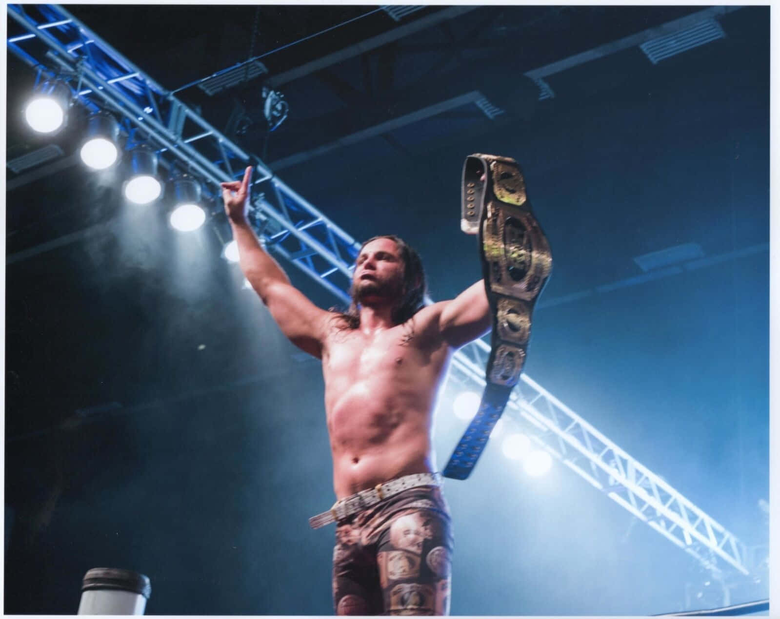Amerikansk professionel wrestler Matt Jackson ROH Mesterskab Bælte Tapet Wallpaper