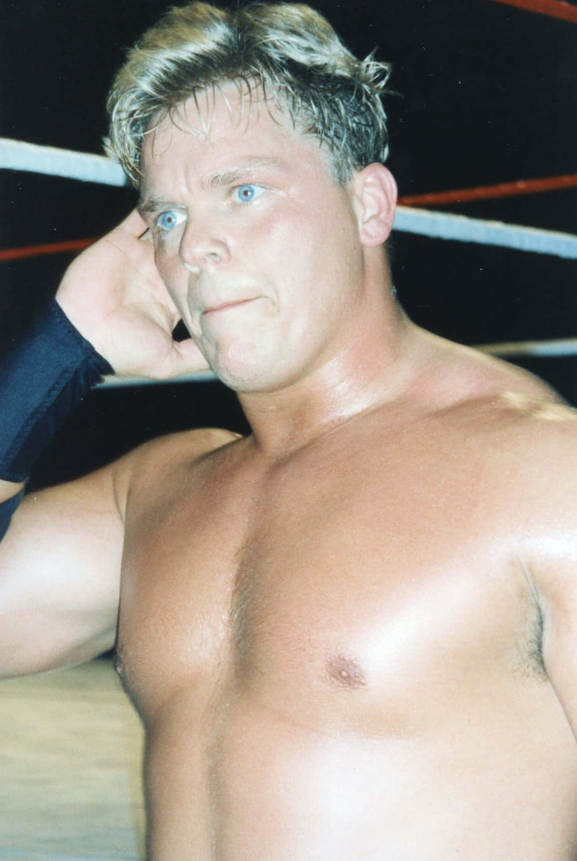 American Professional Wrestler Shane Douglas 1995 Photograph Wallpaper