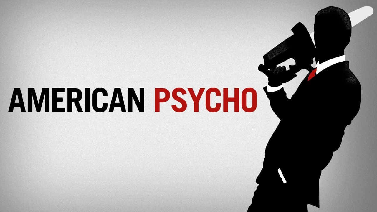 American Psycho Minimalistisk Kunst HD Baggrundsbillede Wallpaper