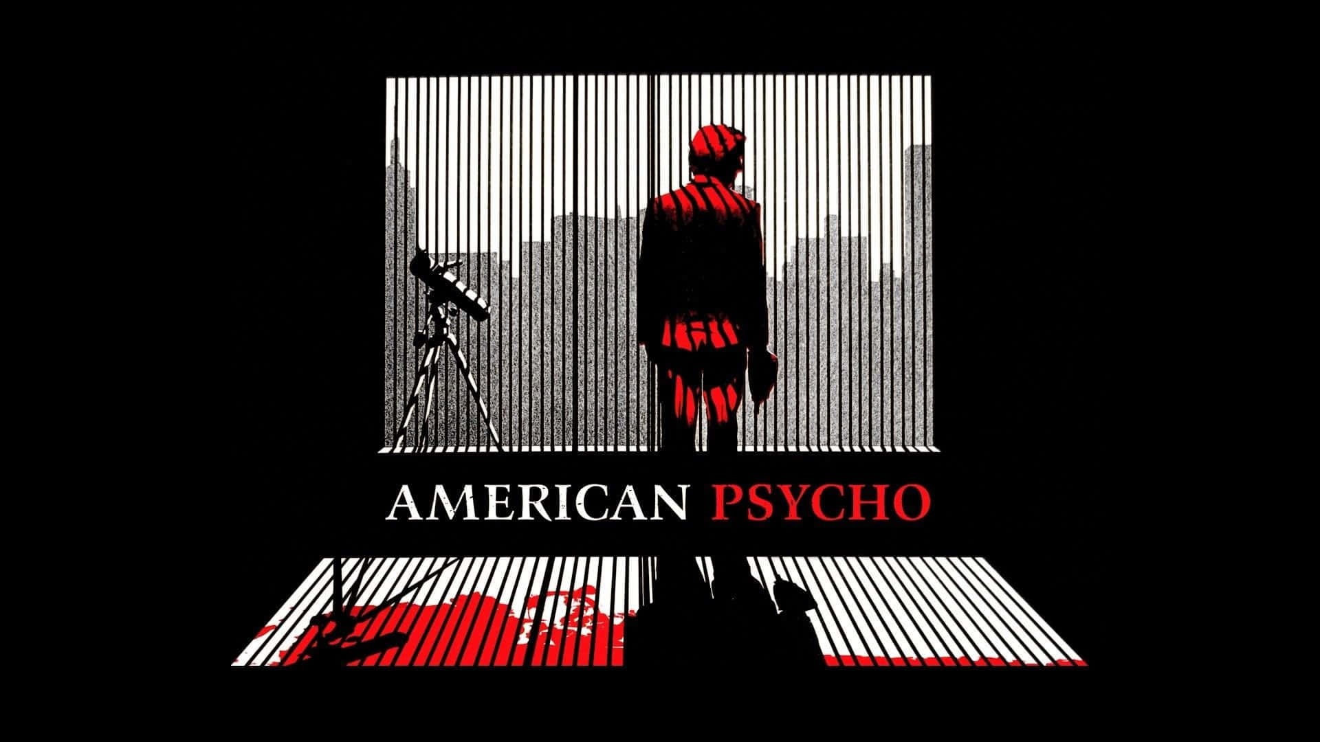 American Psycho Red Art Hd Wallpaper