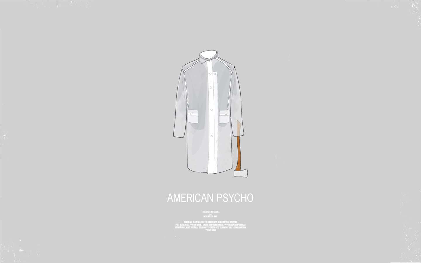 Amerikansk Psycho med økse HD Wallpaper Wallpaper