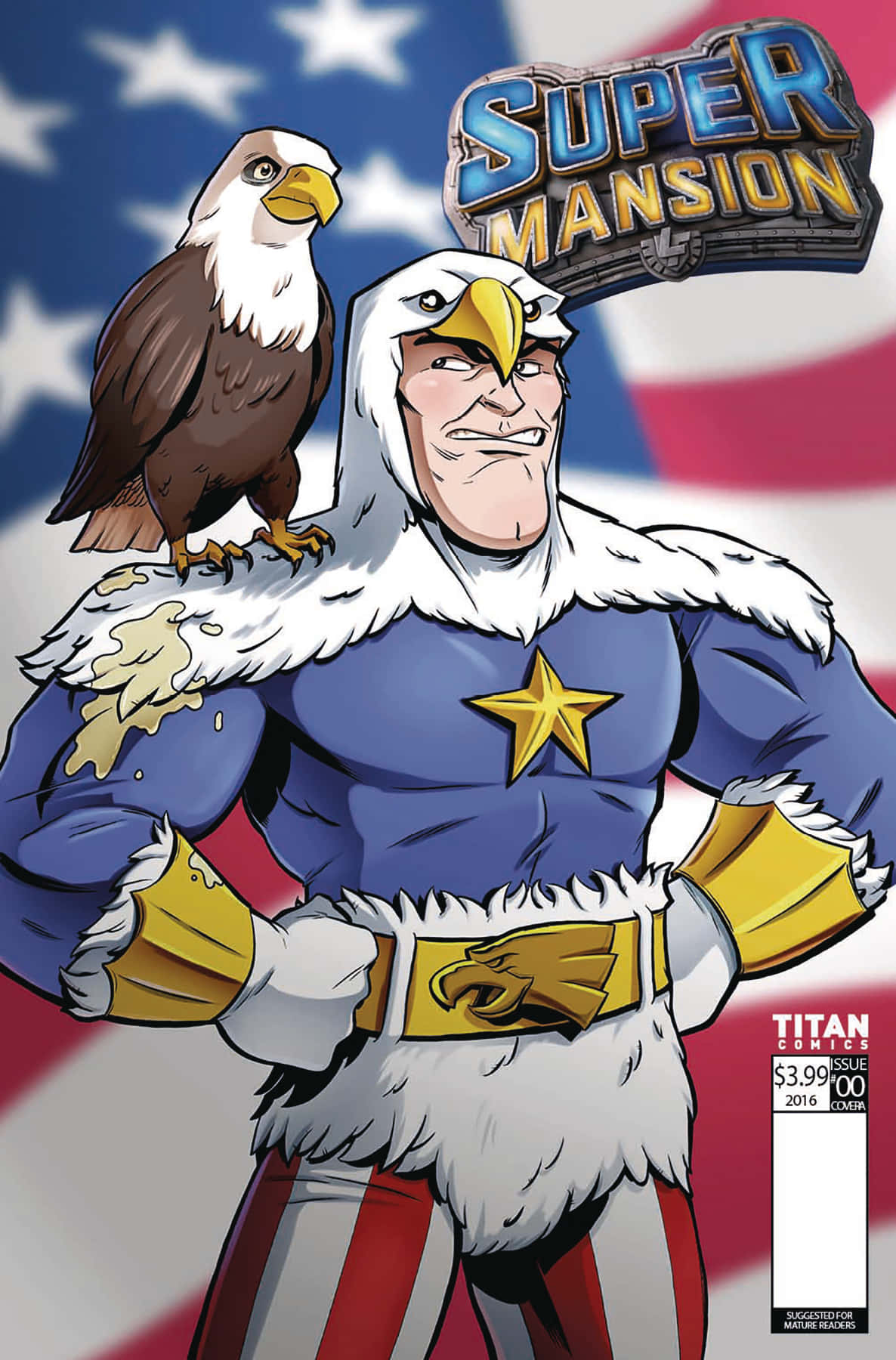 American Ranger In Supermansion Comics Wallpaper