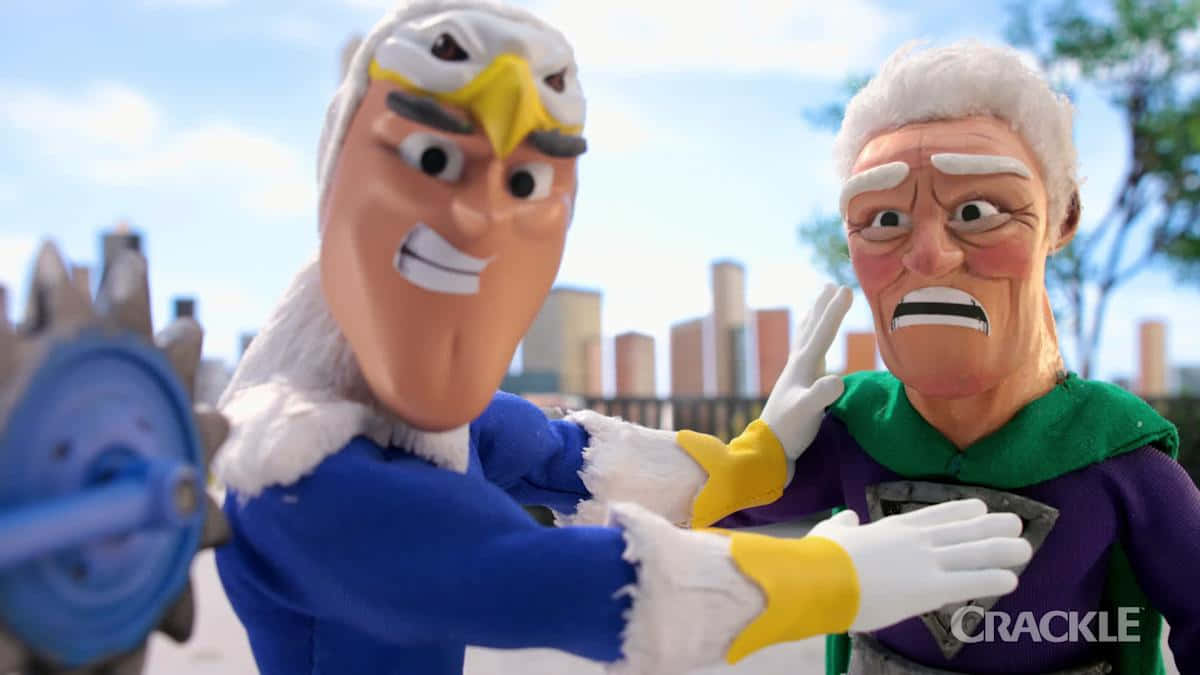 American Ranger With Rex In Supermansion Wallpaper