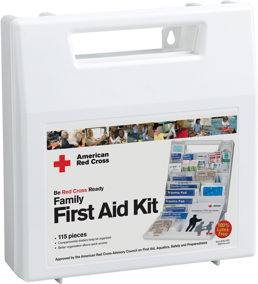 American Red Cross Family First Aid Kit PNG