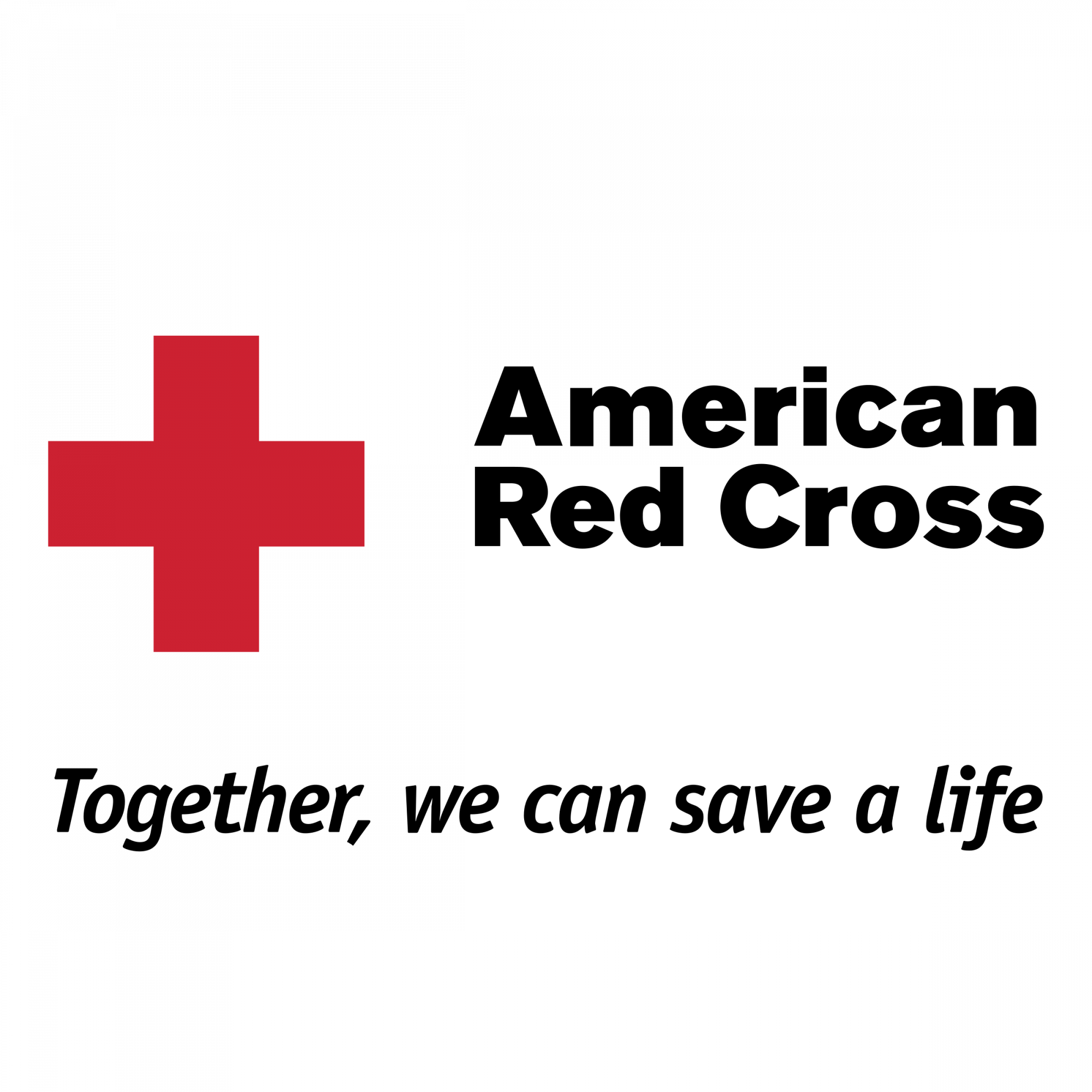 American Red Cross Logoand Slogan PNG