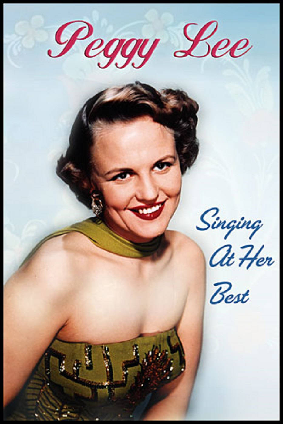 American Singer Peggy Lee Poster Wallpaper