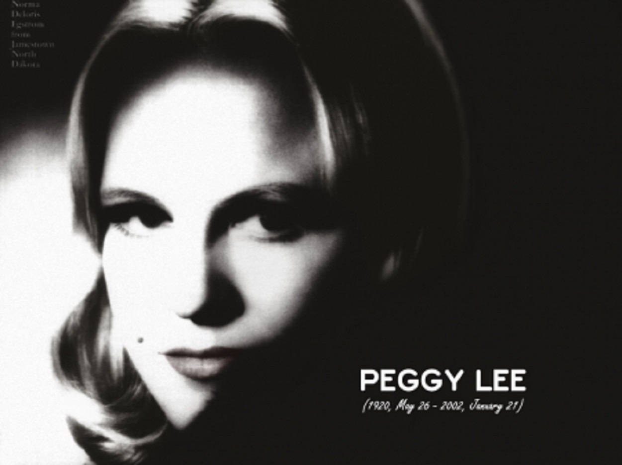 American Singer Peggy Lee Tribute Illustration Picture