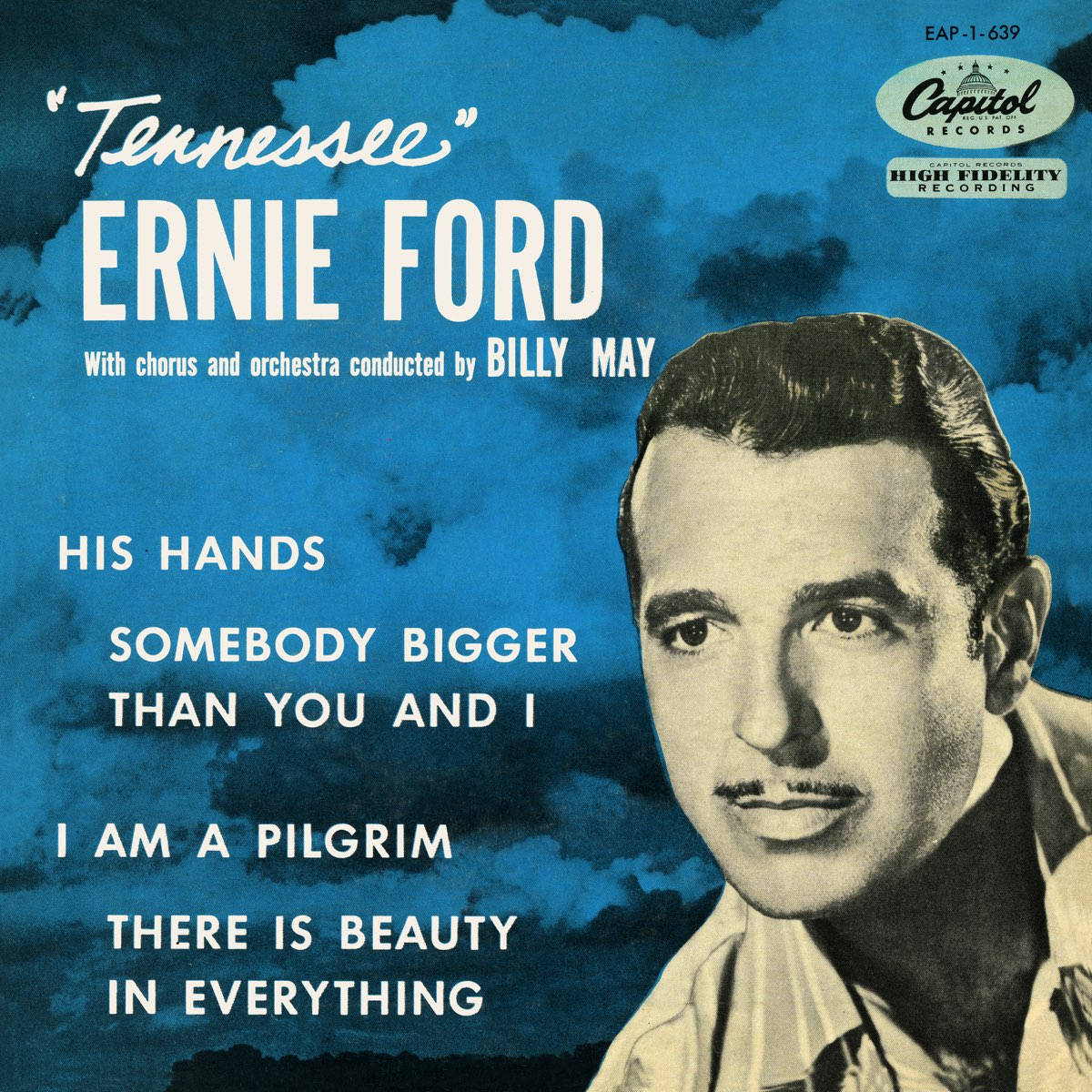 American Singer Tennessee Ernie Ford Illustration Wallpaper