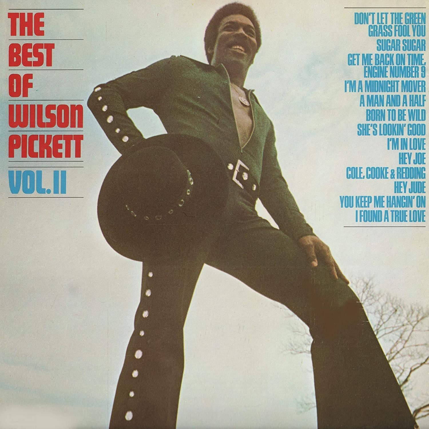 American Singer Wilson Pickett Vinyl Cover Wallpaper