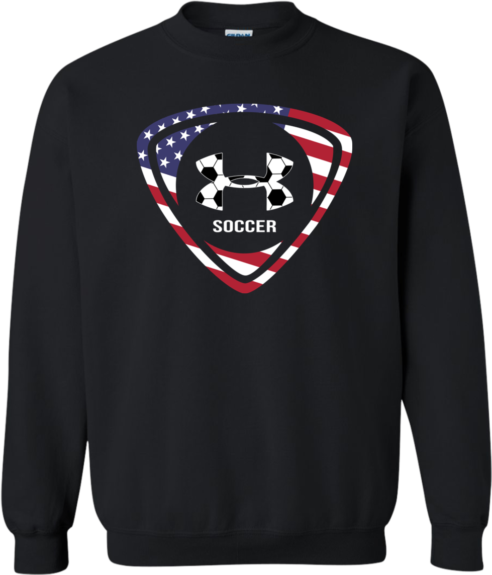 American Soccer Shield Sweatshirt PNG