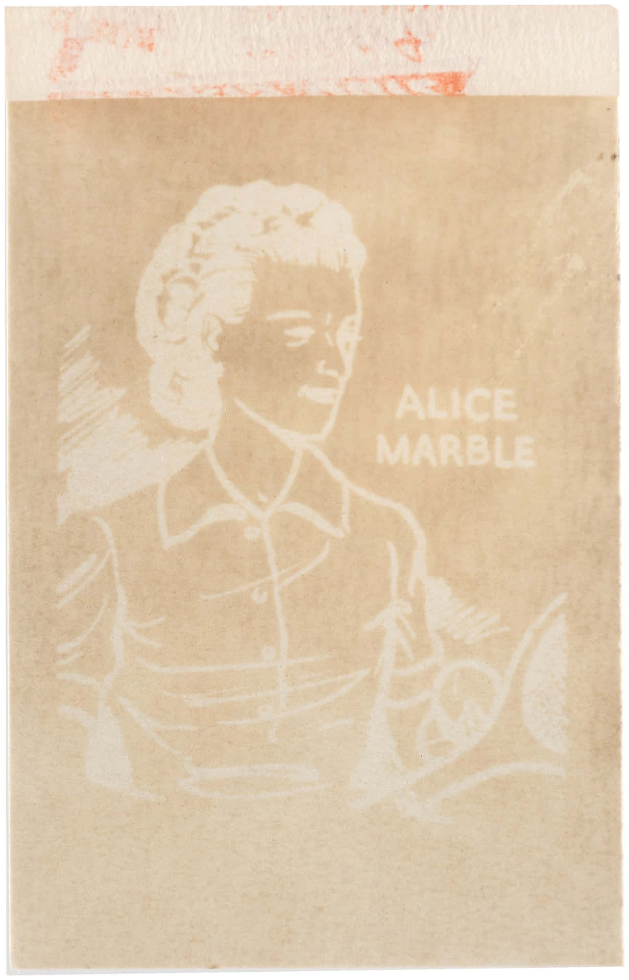 Portrait of Iconic American Tennis Player Alice Marble Wallpaper