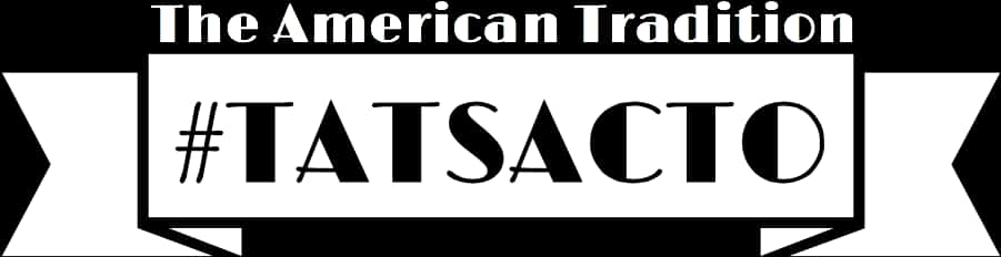 American Tradition Hashtag Banner PNG