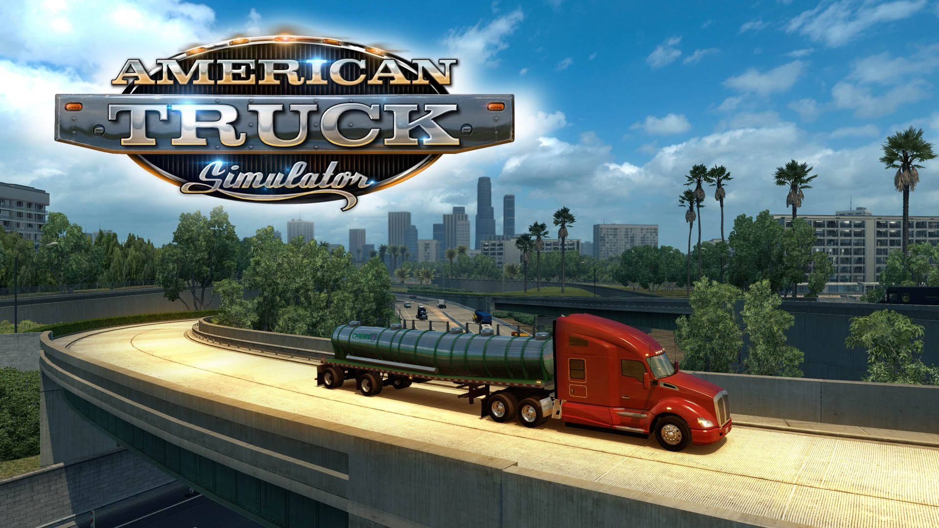 American Truck Simulator Big Rig Truck Wallpaper