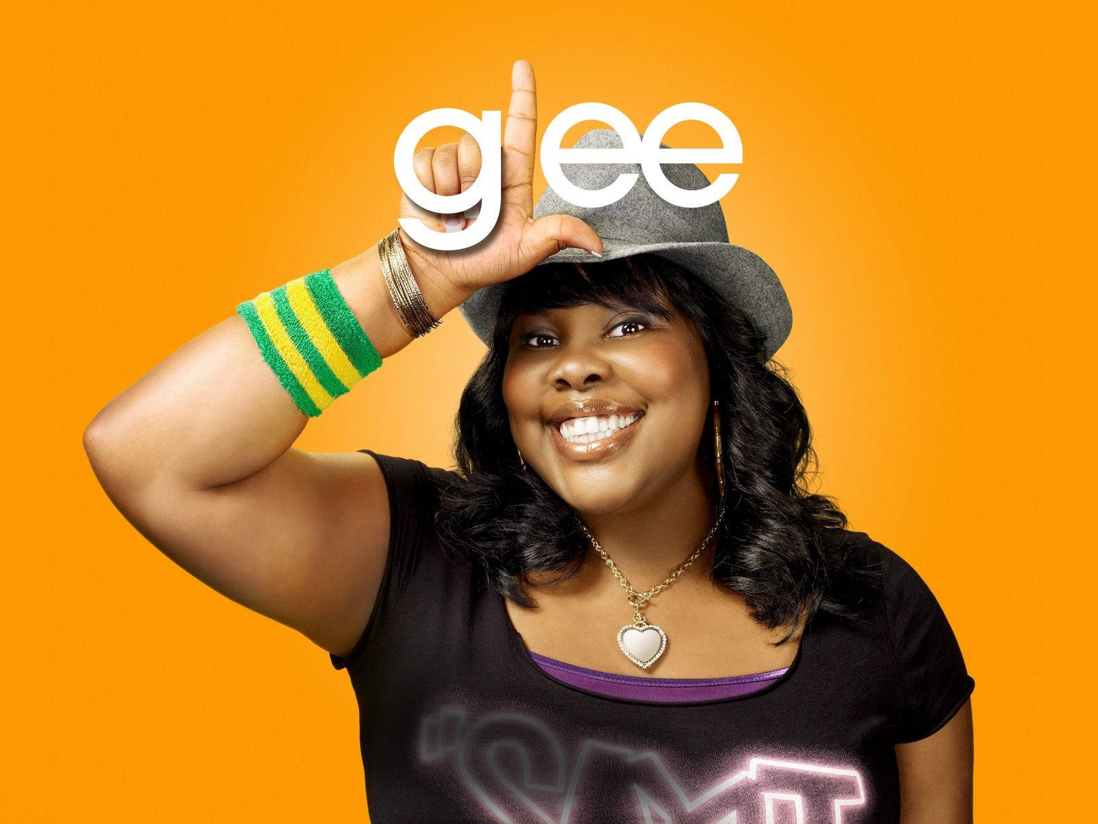Amerikansktv-serie Glee Cast Mercedes Jones. Wallpaper