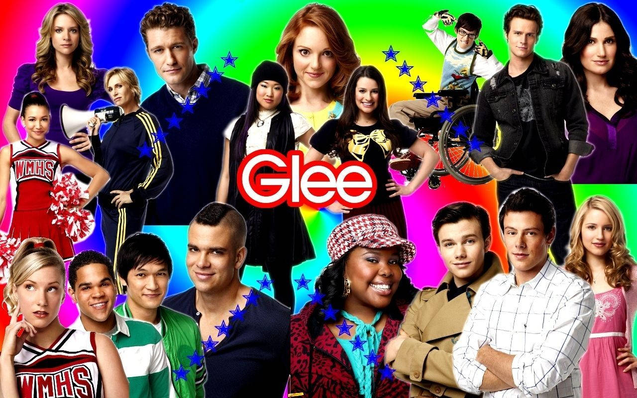 American Tv Show Glee Graphic Art Wallpaper