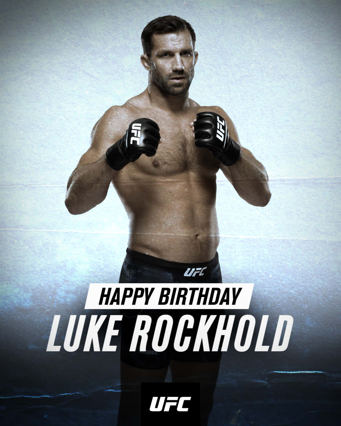 Amerikansk UFC Champion Luke Rockhold Fødselsdag Illustration Tapet Wallpaper