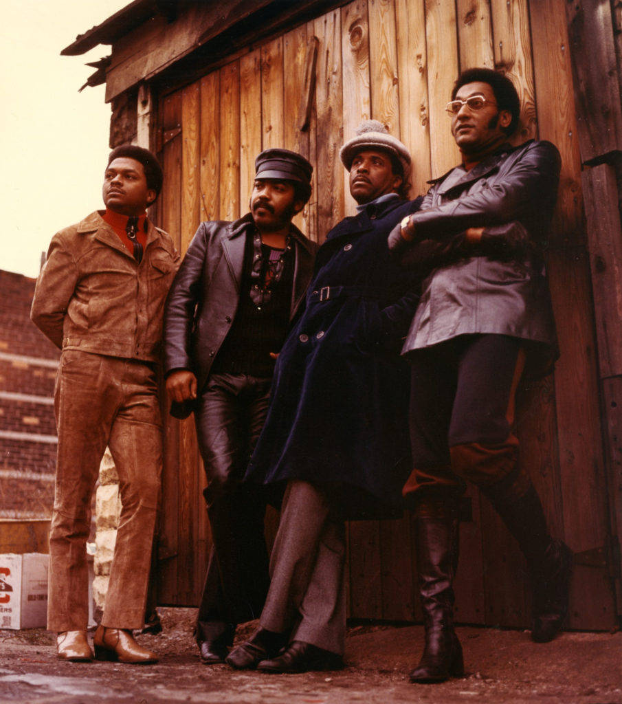 Amerikansktvokal Kvartett Four Tops Från Motown Records Arkivet. Wallpaper