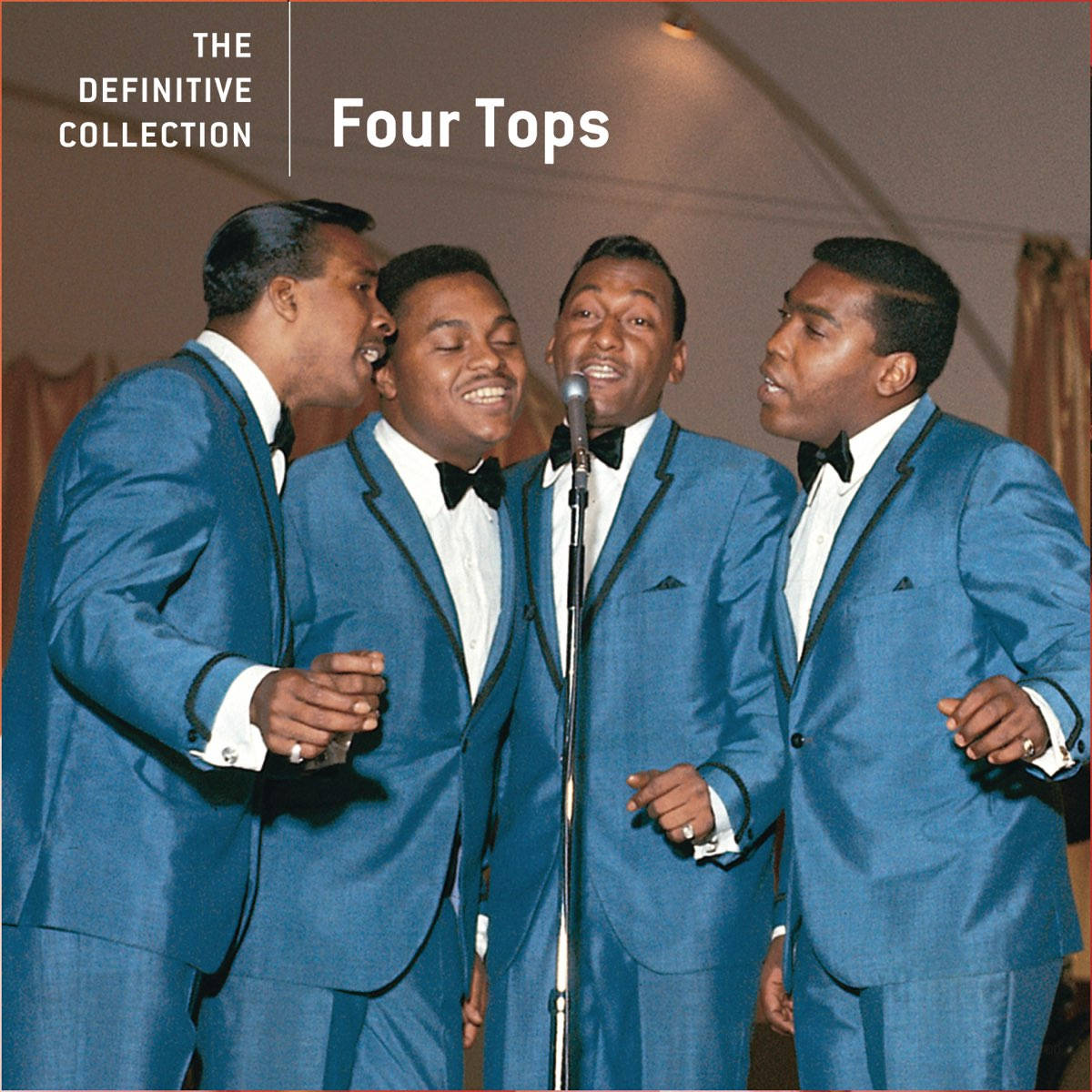 Amerikanskasånggruppen Four Tops The Definitive Collection Albumomslag. Wallpaper
