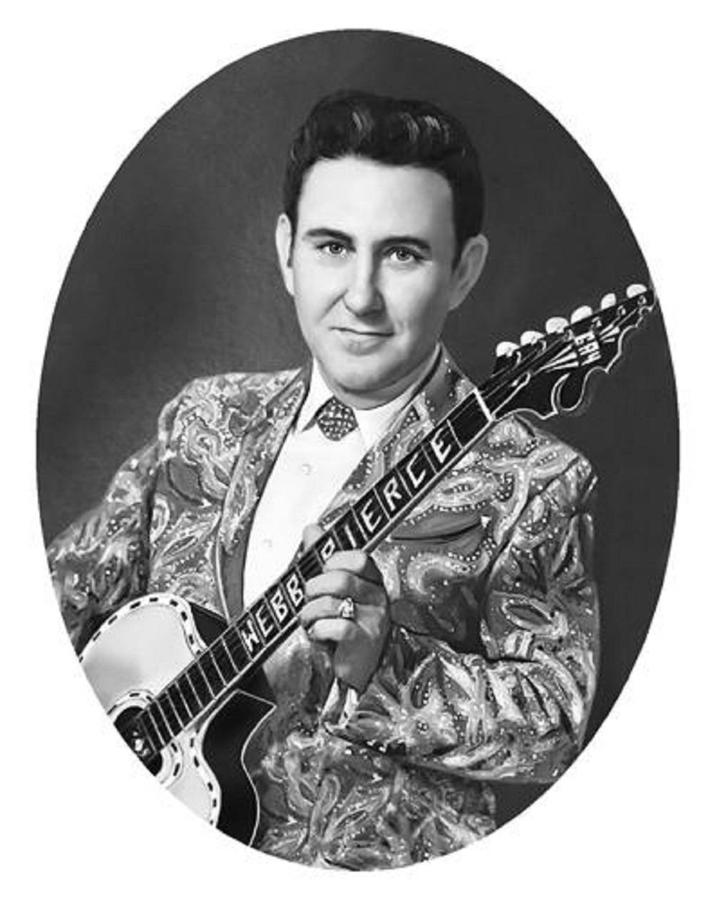 Vintage Photo of Legendary Country Music Artist, Webb Pierce Wallpaper
