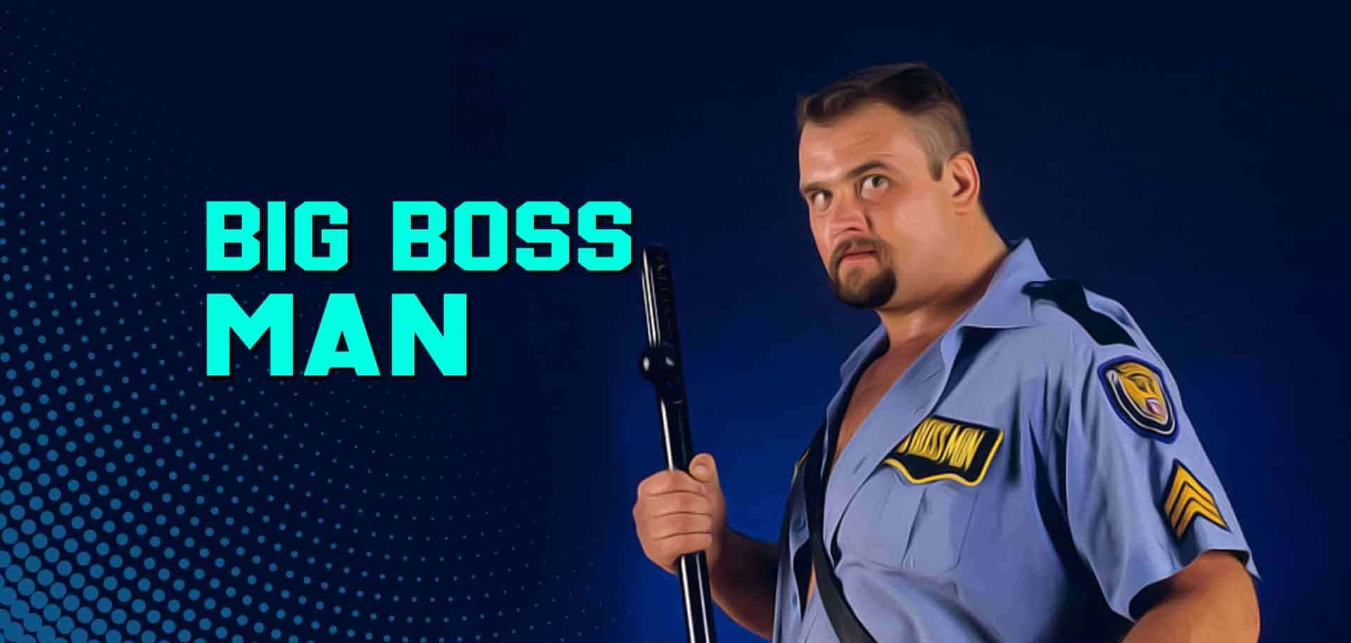 Iconic American Wrestler, Big Boss Man, in Action Wallpaper