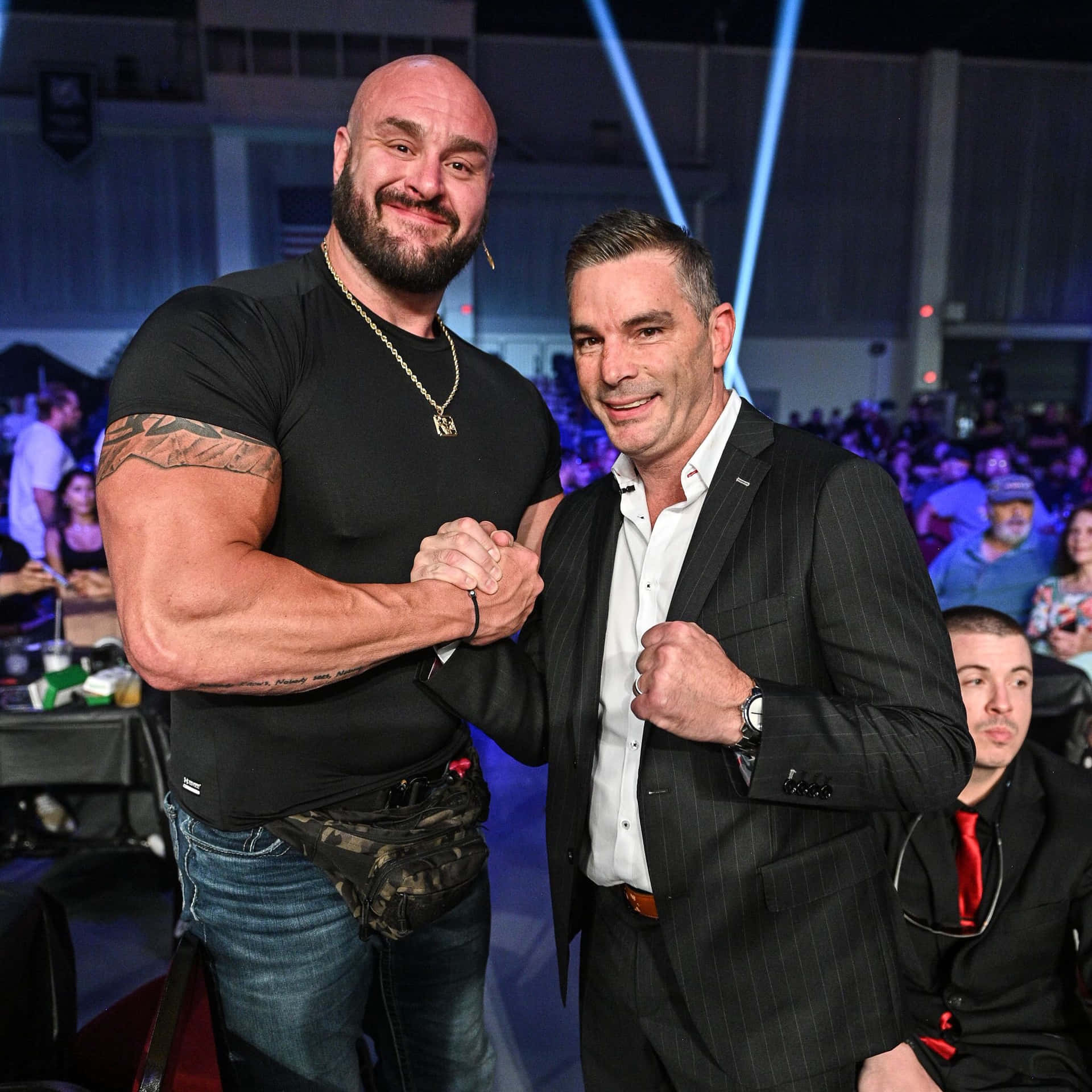 American Wrestler Braun Strowman Bare Knuckle 2021 Boxing Event Background