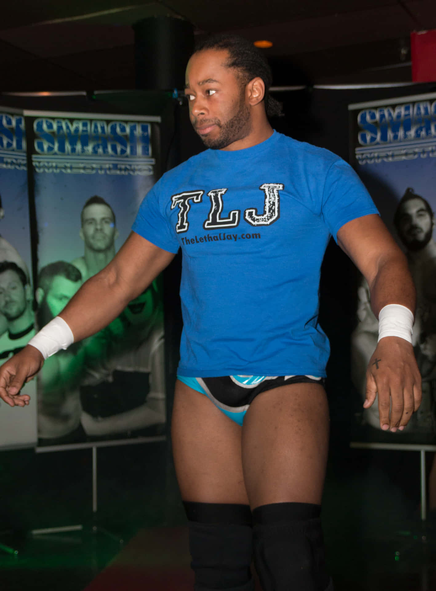 American Wrestler Jay Lethal Portrait Background