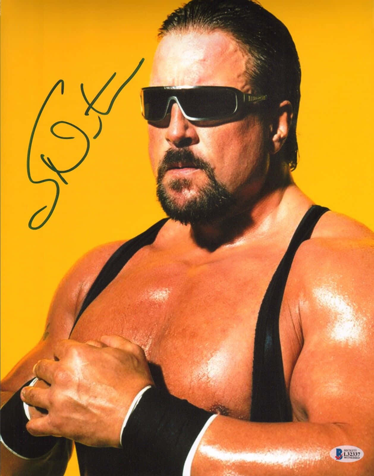 American Wrestler Scott Norton Autograph Wallpaper