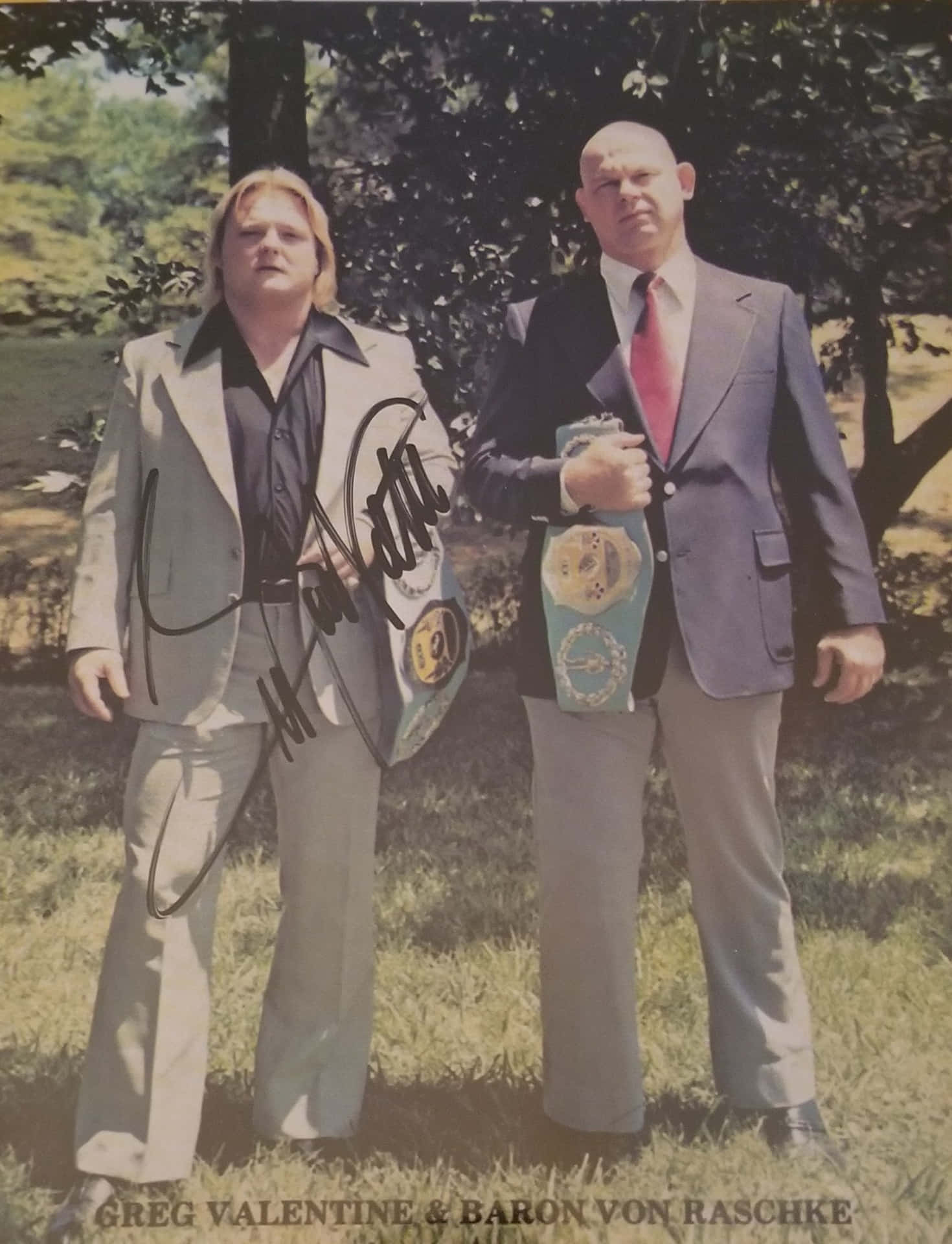 American Wrestlers Baron Von Raschke And Greg Valentine Wallpaper