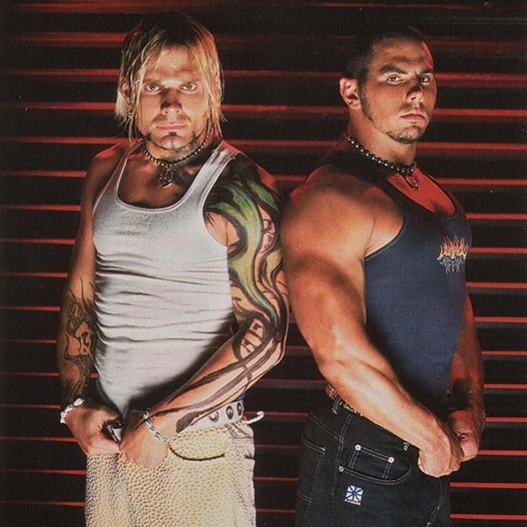 American Wrestlers Matt Hardy And Jeff Hardy Background