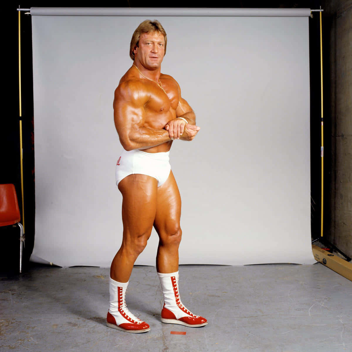 Paul Orndorff: A Wrestling Legend in Action Wallpaper