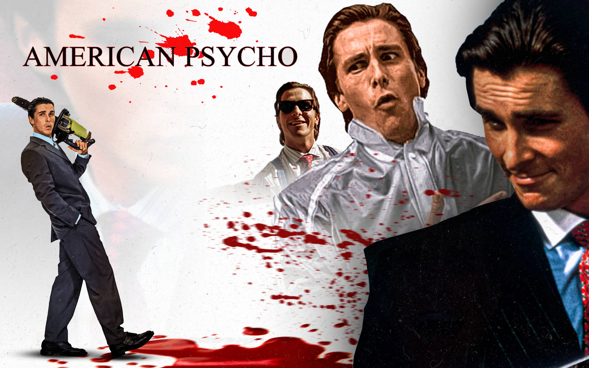 Amerikansk Psycho Film Wallpaper