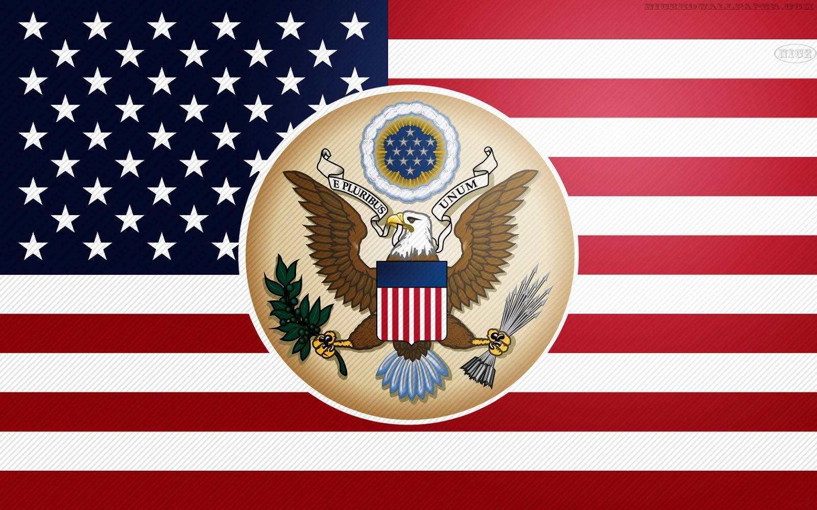 Amerikanske Regerings Emblem Wallpaper
