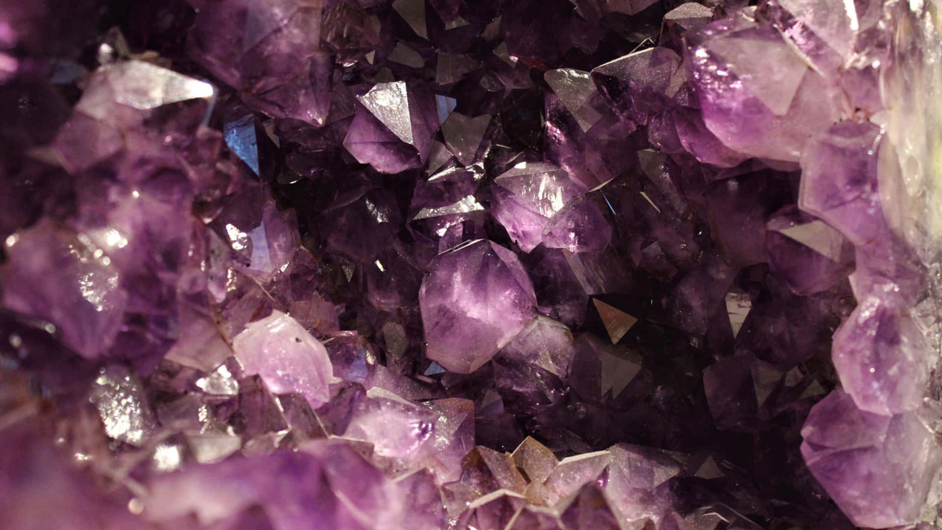 Beautiful Amethyst Crystal Background