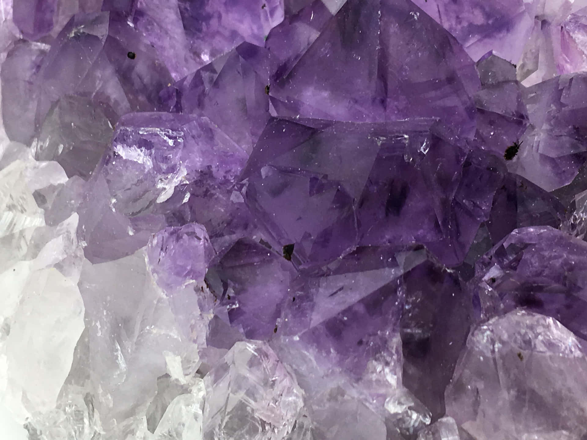 Beautiful Amethyst Crystal Background
