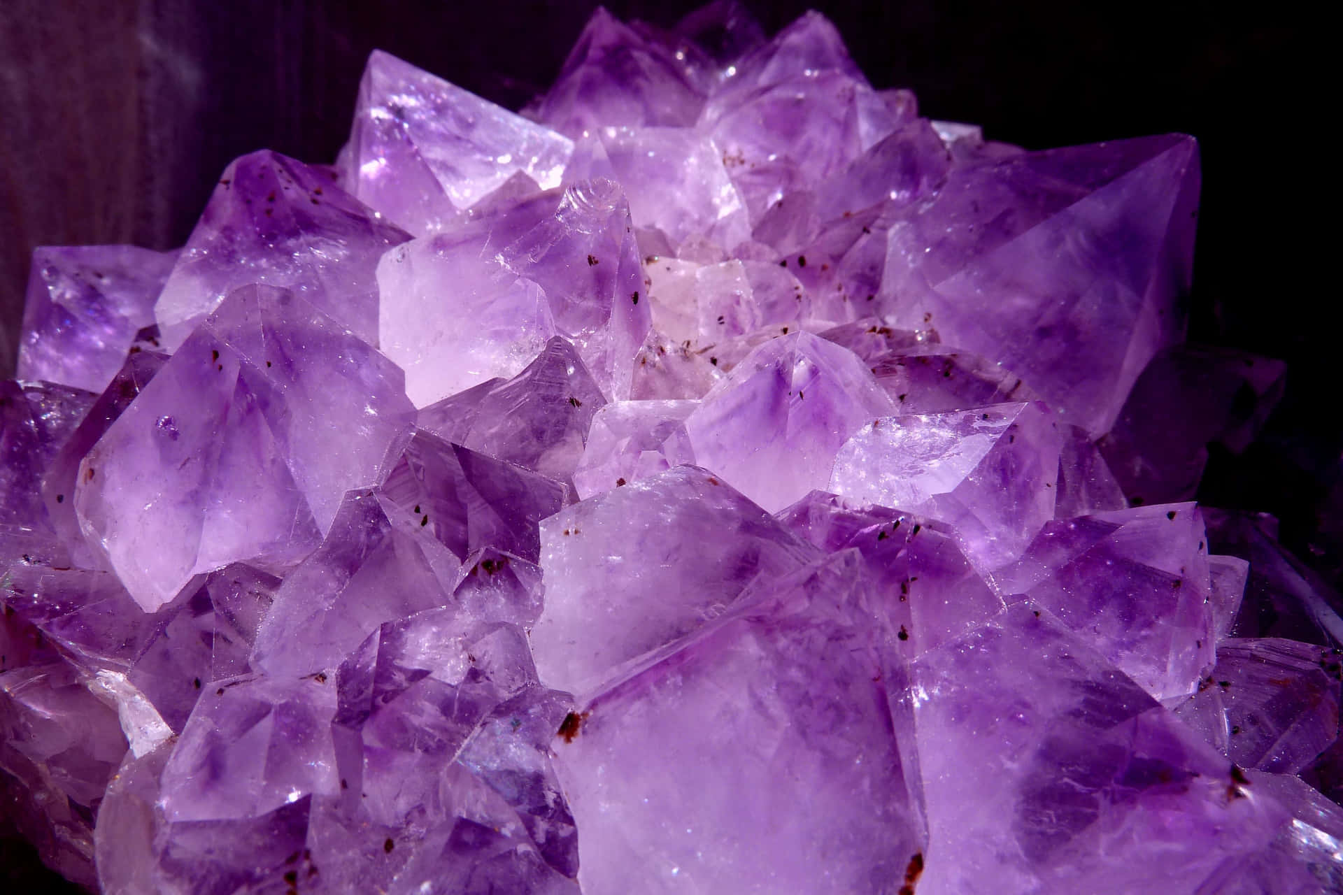 Stunning Amethyst Crystal Background