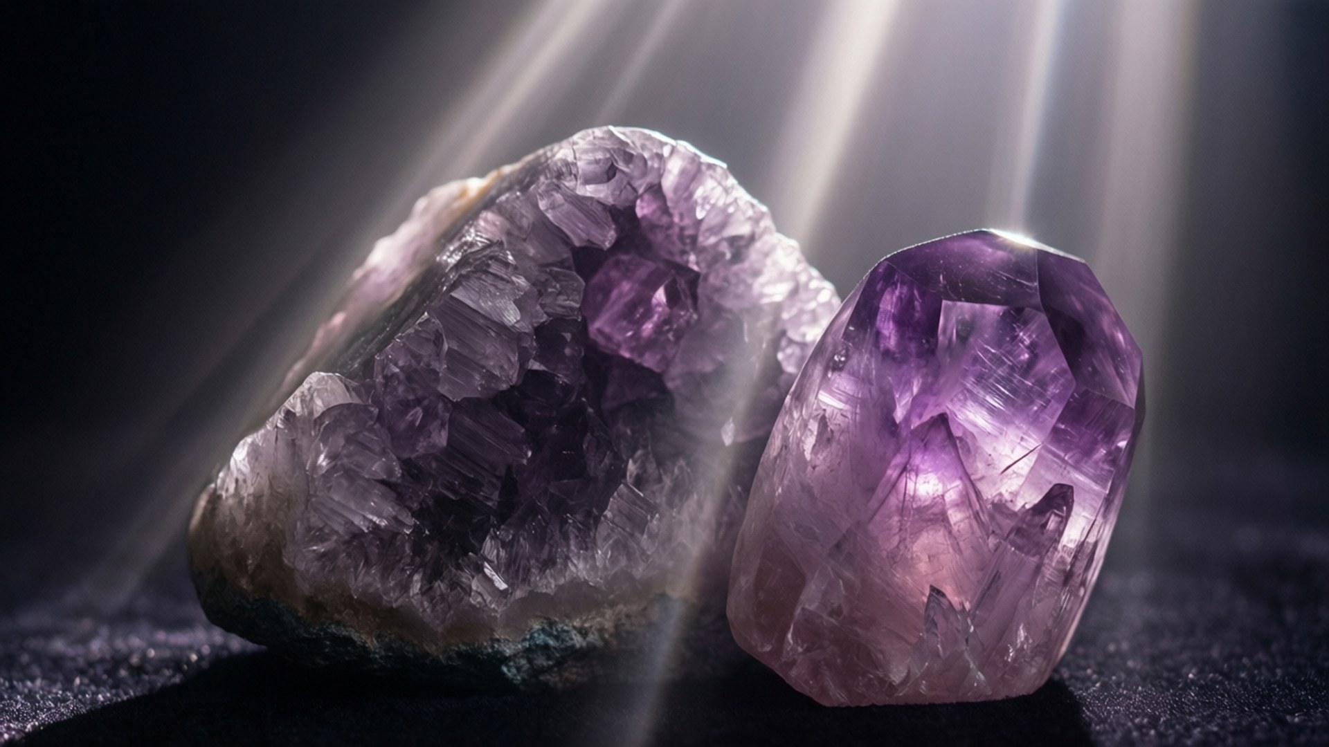 Amethyst Rays Bakgrunner