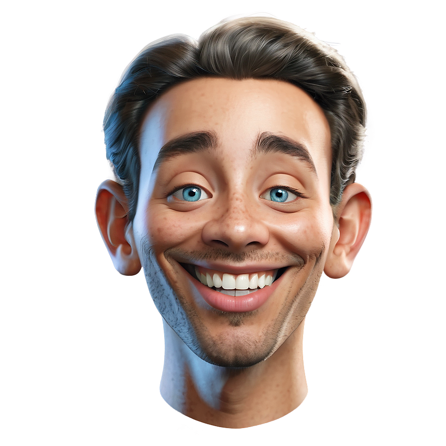 Amiable Face Cartoon Png 86 PNG