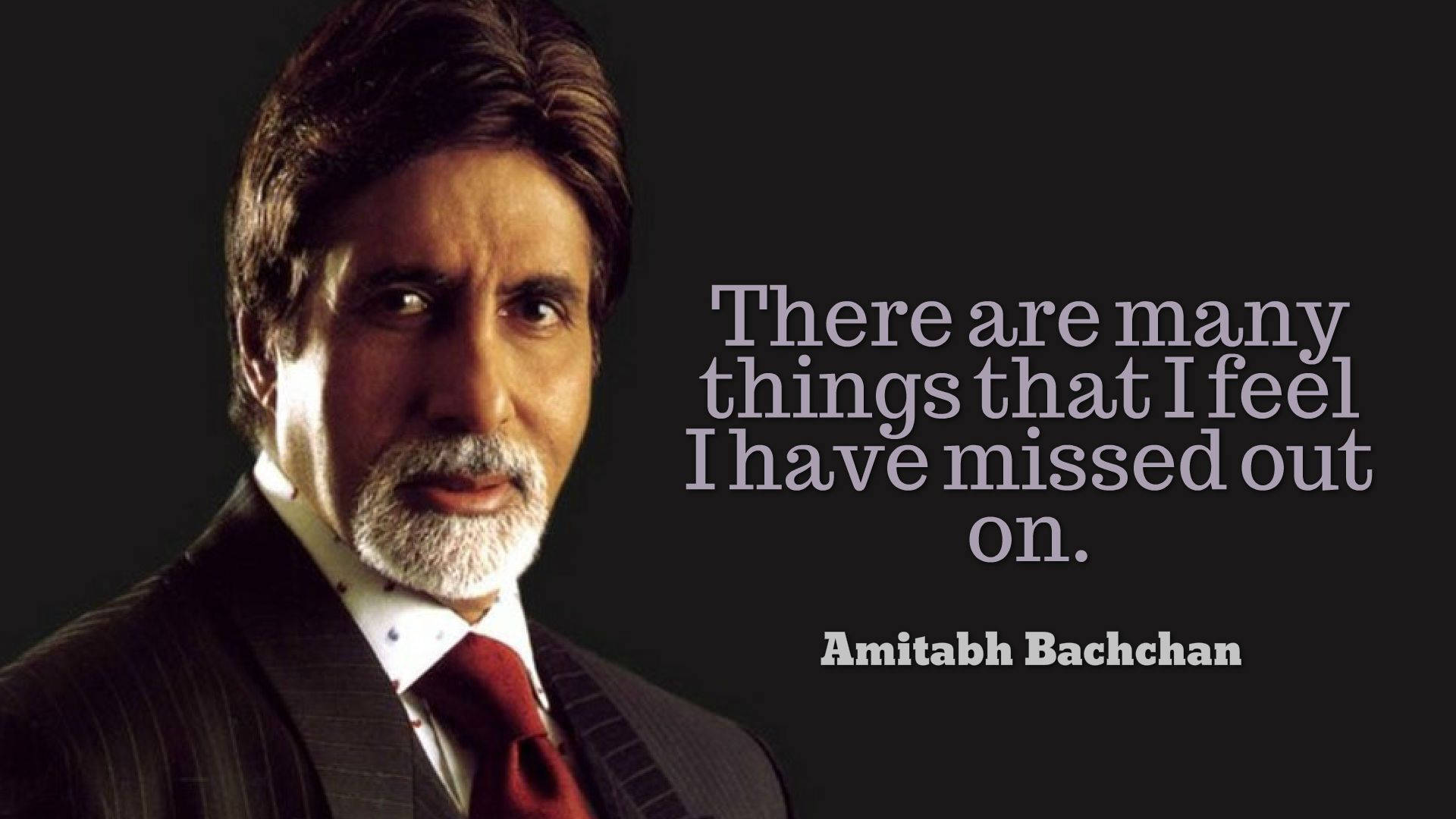 Amitabh Bachchan Citat Wallpaper