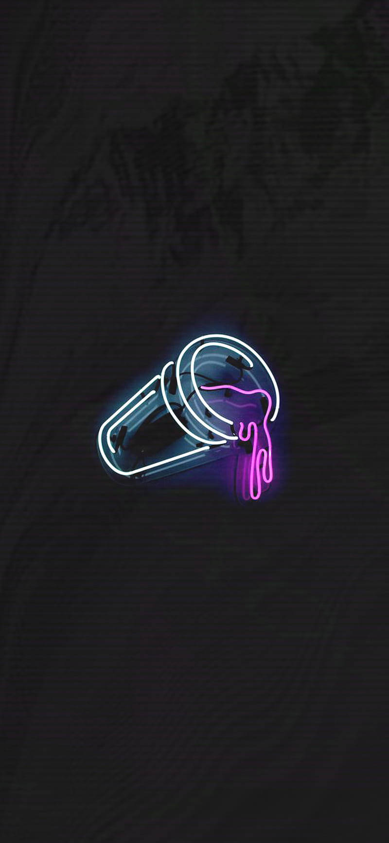 Amoled Android Neon Tumbler Background