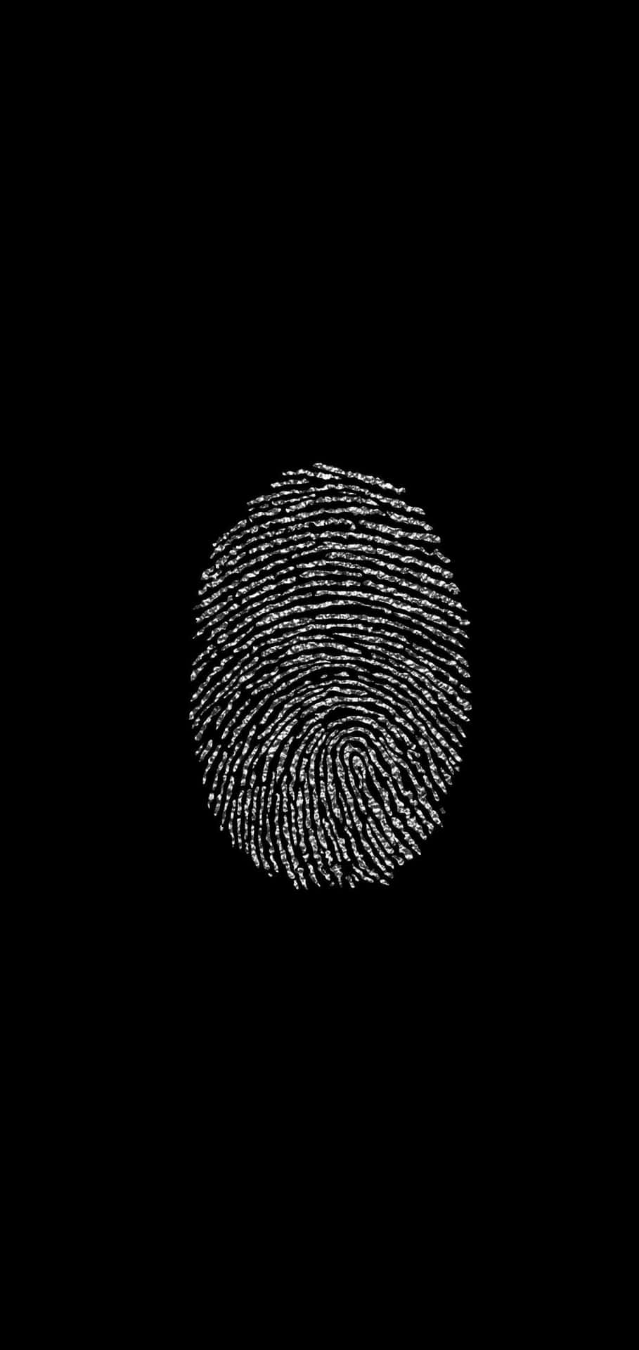 Amoled Background White Human Fingerprint