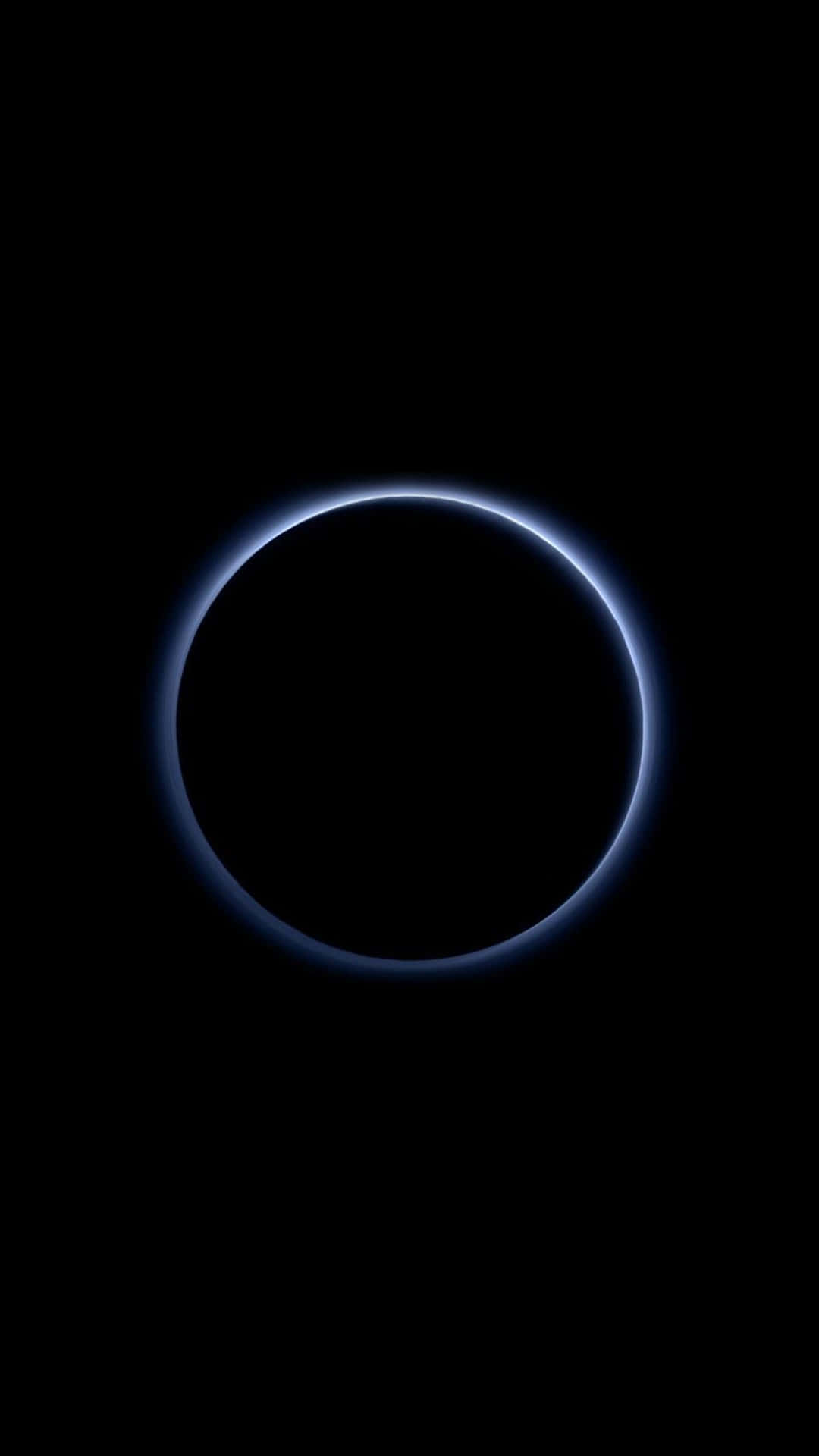 Amoledbaggrund Pluto Sort Farve