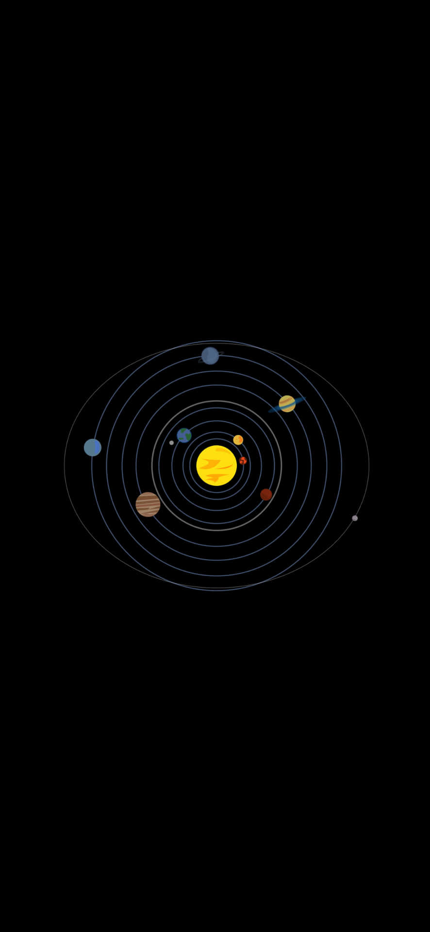 Fondoamoled Órbita Del Sistema Solar